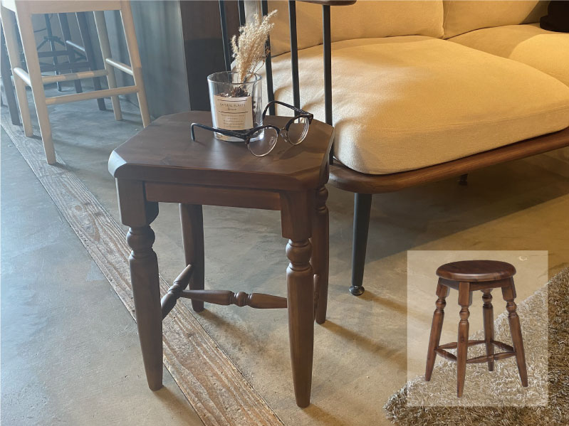 送料無料】スツール アンティーク ディスプレイ 椅子 ヴィンテージ風