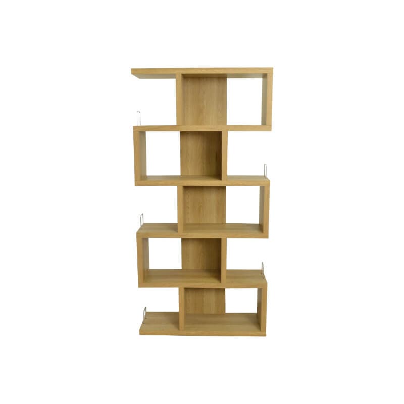 オープンラック 木製 ナチュラル 棚 飾り棚 ディスプレイラック S字