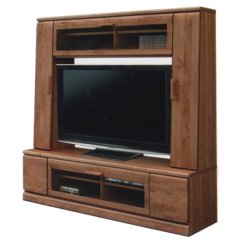 テレビ台 幅160 おしゃれ ガラス 壁面収納 ハイタイプ リビング収納