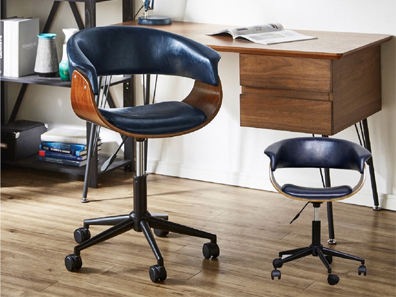 レトロ感漂うアンティークワークチェアー チェア デスクチェア