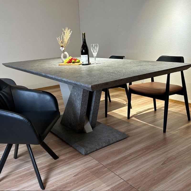 ダイニングテーブル 食卓テーブル 4人掛け 4人 大理石柄 セラミック調