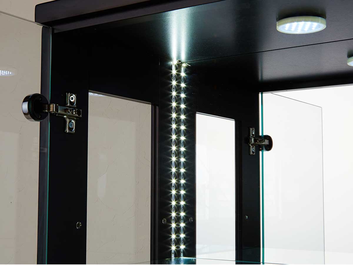 コレクションケース エースⅡ 背面LED ガラス ショーケース | 店舗