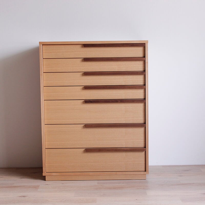 開梱設置無料]【大川家具】≪受注生産≫着物収納チェスト 80/105cm幅