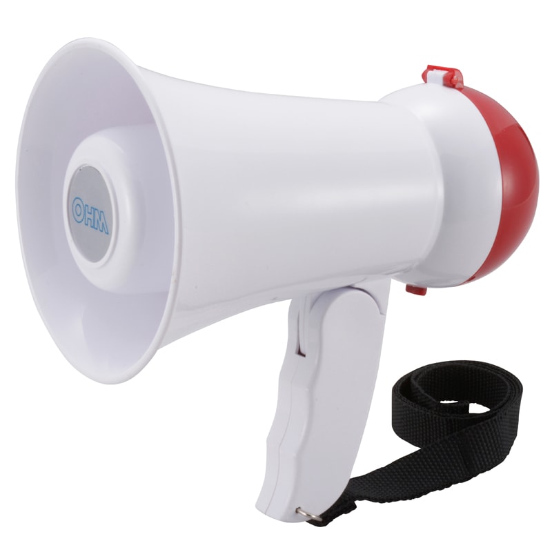 小型拡声器 ハンディメガホン＆警告サイレン｜OSE-MS5 07-4841｜通販