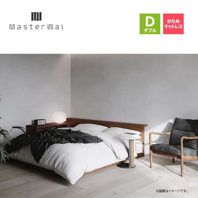 マスターウォール】ダブルベッドセット ユニゾン ベッドフレーム ラ