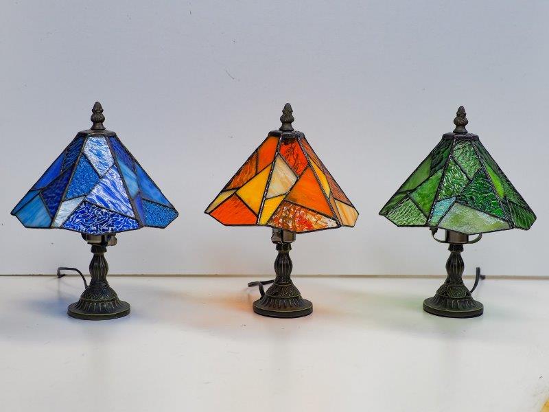 スタンド型ランプ「色彩」 | お店別,ステンドグラス工房 walk on