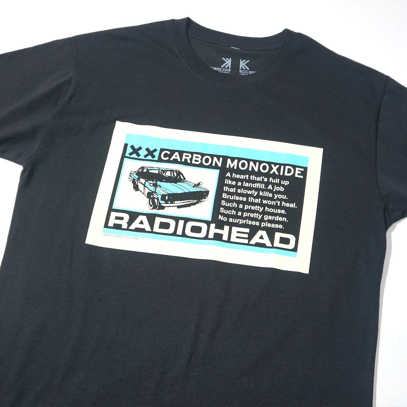 RADIOHEAD レディオヘッド Tシャツ Carbon Patch-Black | OSOMALO
