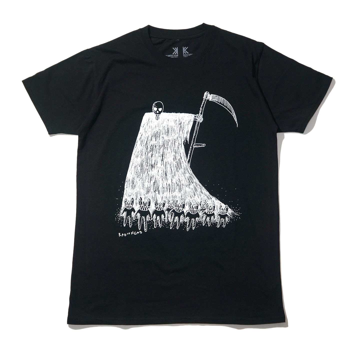 RADIOHEAD レディオヘッド Tシャツ Grim Reaper-Black | OSOMALO