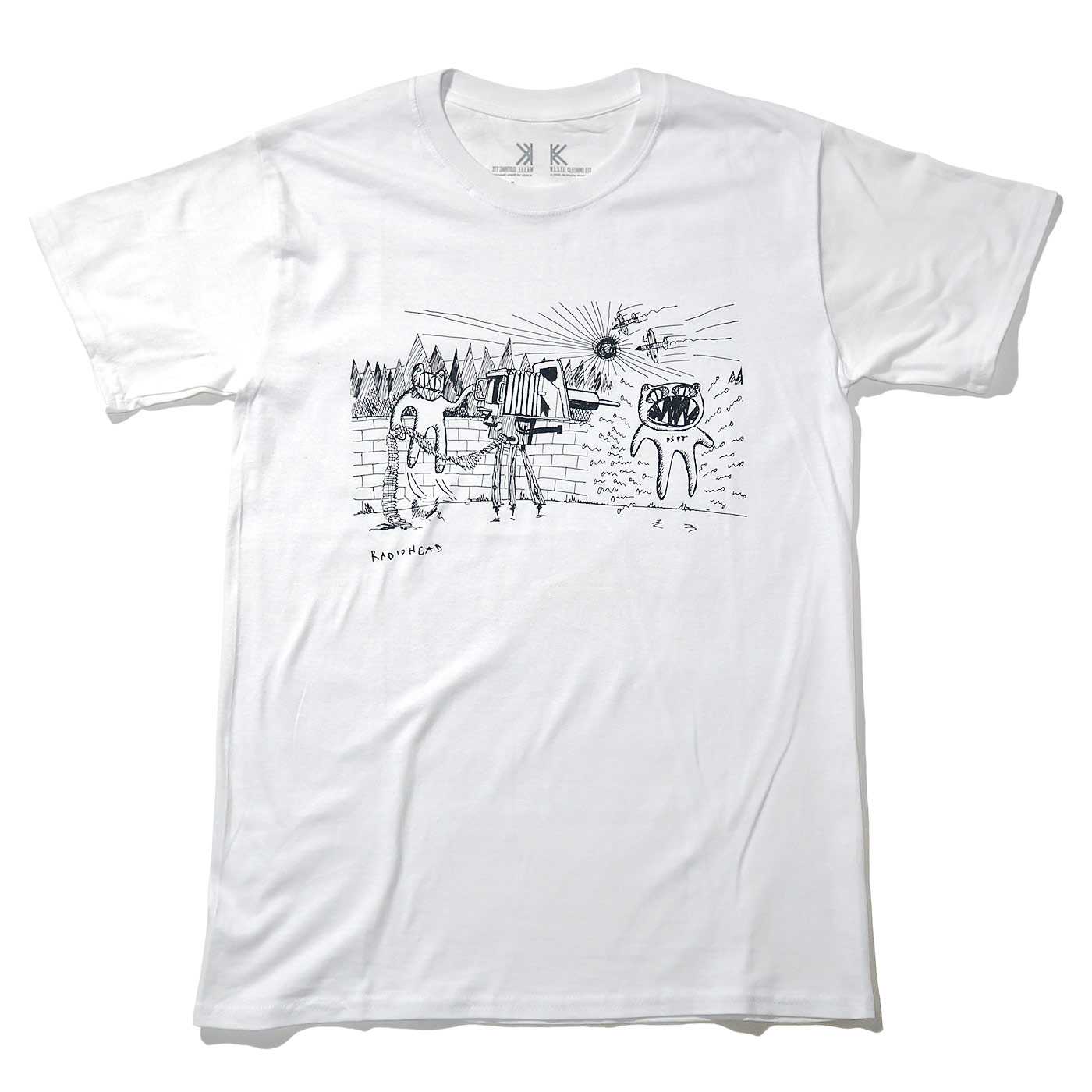 RADIOHEAD レディオヘッド Tシャツ Despot-White | OSOMALO バンドT