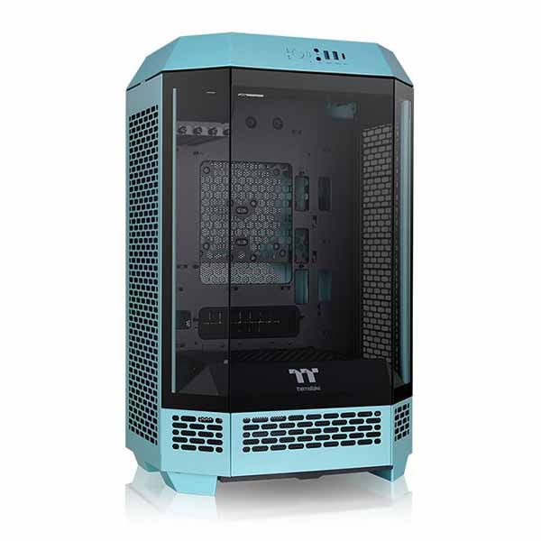 Thermaltake The Tower 300 Turquoise八角柱デザインミニタワーPC