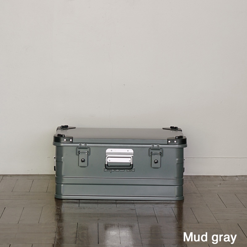 ALPOS ALUMINUM CONTAINER / with Stacking Corner - S (47L) COLORED