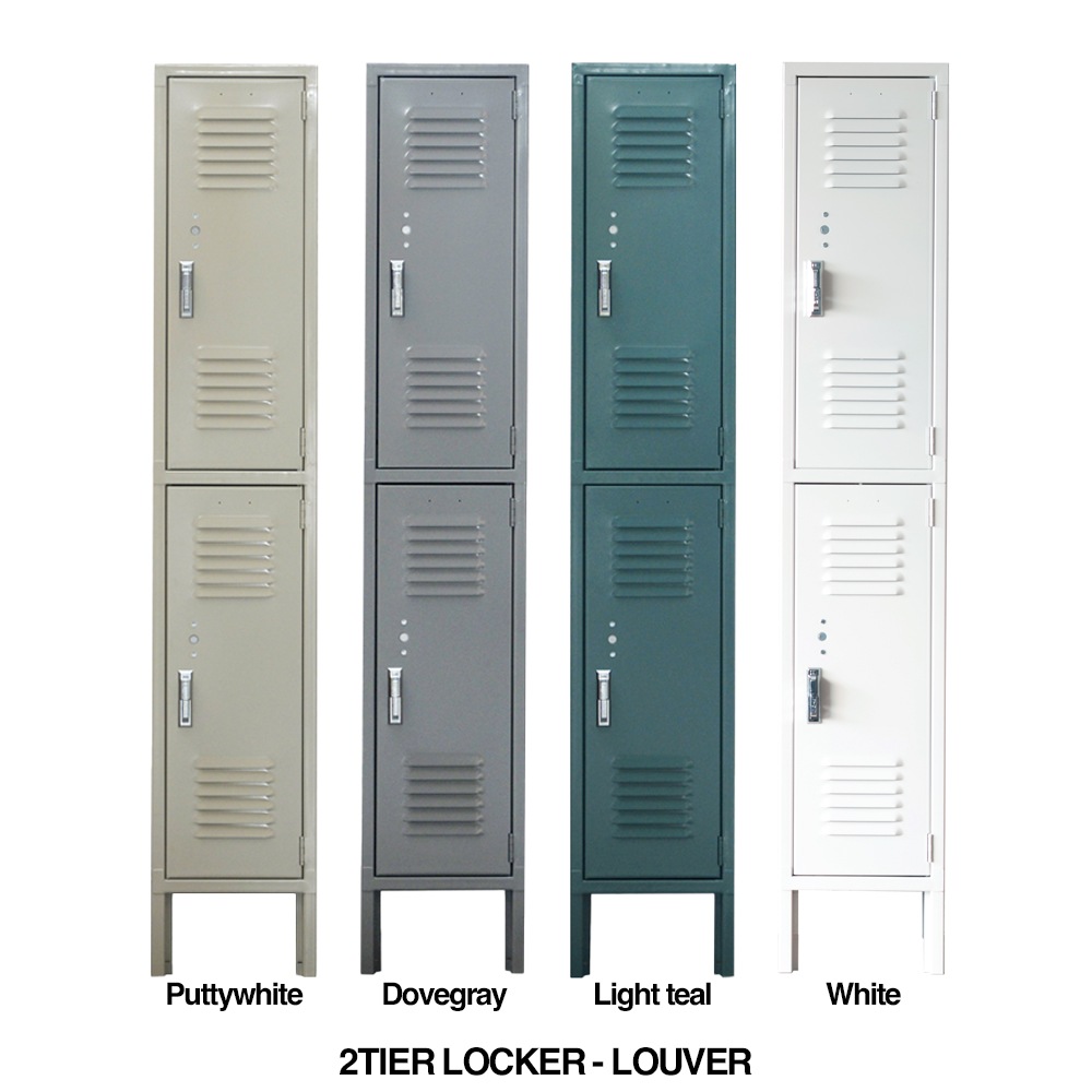 LYON 2-TIER LOCKER - LOUVER | Metal Products,Locker | | P.F.S.