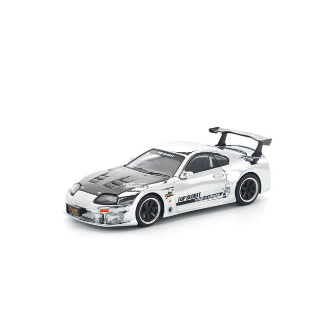1/64 TOP SECRET GT300 SUPRA - SILVER CHROME トップシークレット