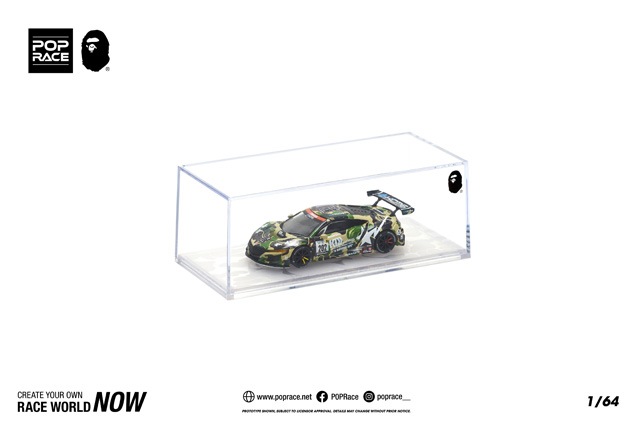 1/64 HONDA NSX GT3 EVO22 KCMG BATHING APE | Honda | POP RACE WORLD