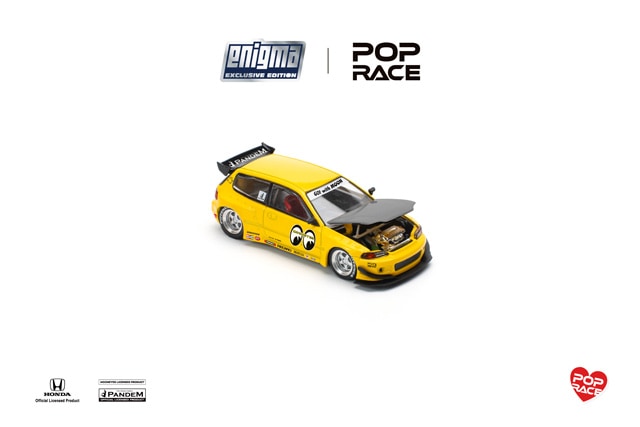 POP RACE x Enigma 1/64 Pandem Civic EG6 v1.5 - MOONEYES 1/64