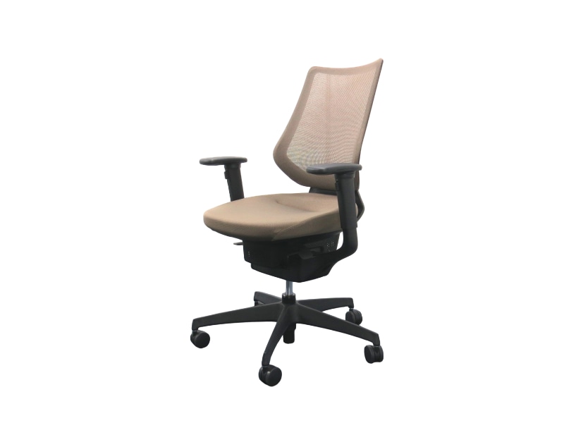 中古】コクヨ イングチェア｜バーチカルタイプ・可動肘付き・360