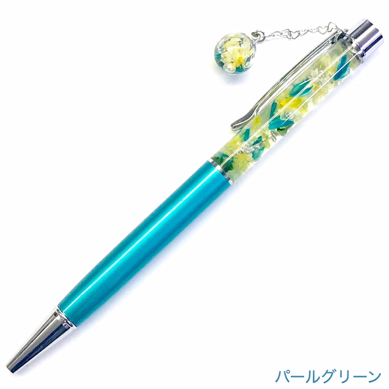 販売終了】B-29274／ハーバリウムボールペン（10本パック）／パール