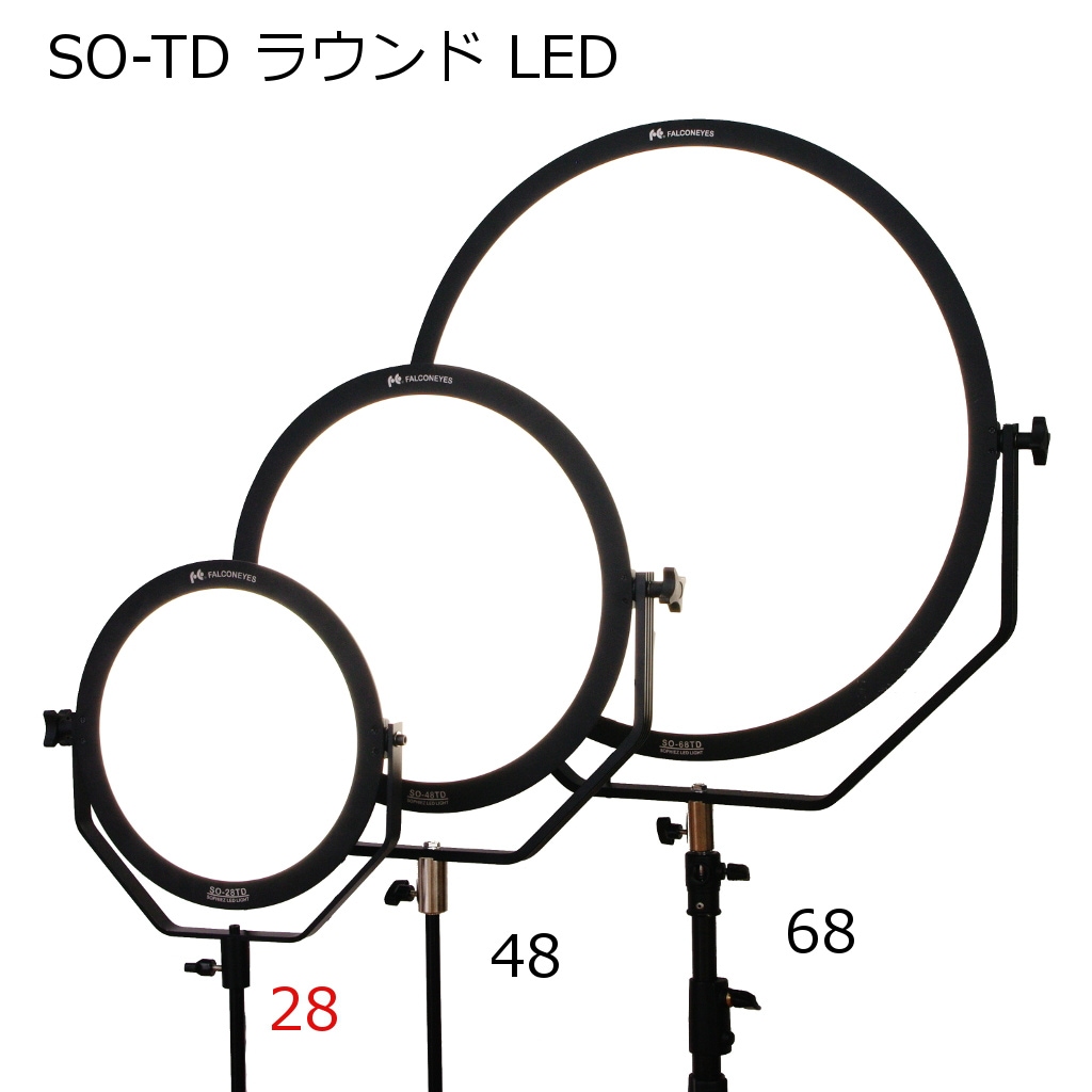 極薄丸型LEDライト_粒の見えないディフューズされた柔らかい光のSO-TD