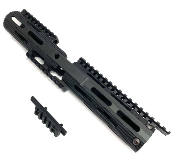 LAMBDA DEFENCE Vtacスタイル/Delta Battle Rail ハンドガード-BLACK