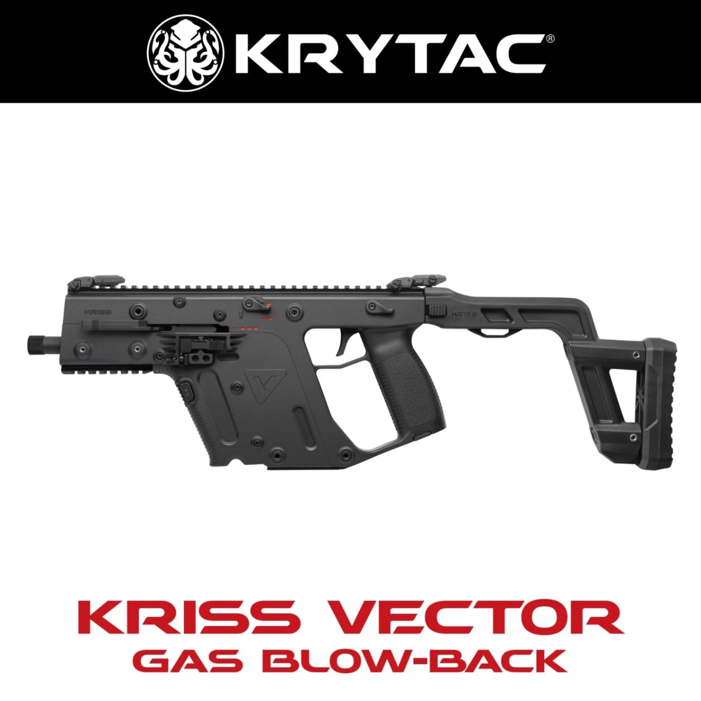 KRISS VECTOR ガスガン ブラック KRISS VECTOR CRB GEN2 16