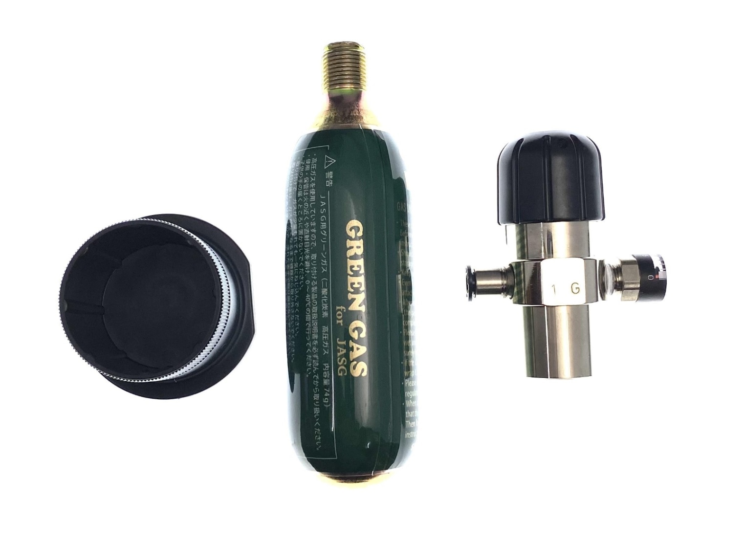 サンプロ 圧力調整器 グリーンガス メーター付レギュレーターセット