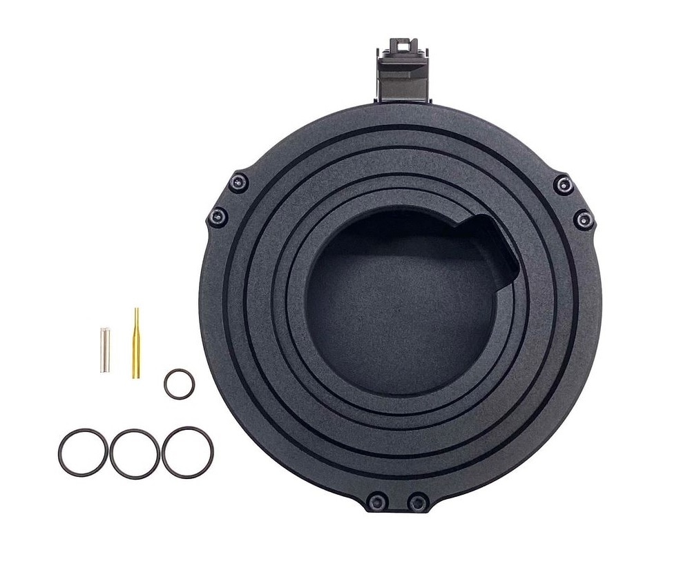 ITP サイガ12k SAIGA ドラムマガジンキット 組み込み済 M4 ITP Airsoft マルイ/サイガ12K ドラムマガジンキット-FDE/Cerakote