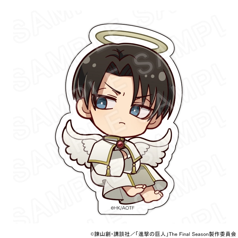 進撃の巨人 ミニキャラステッカー 天使と悪魔Ver. リヴァイ・アッカーマン