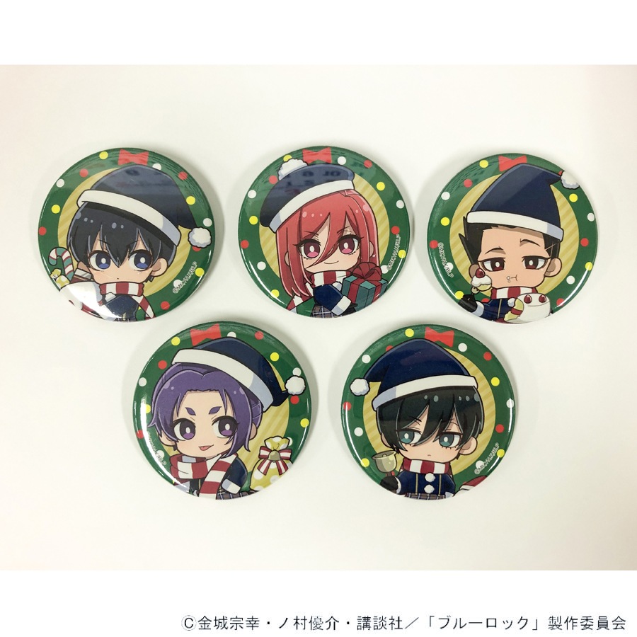 TVアニメ『ブルーロック』 缶バッジ クリスマスver. BOX（A）