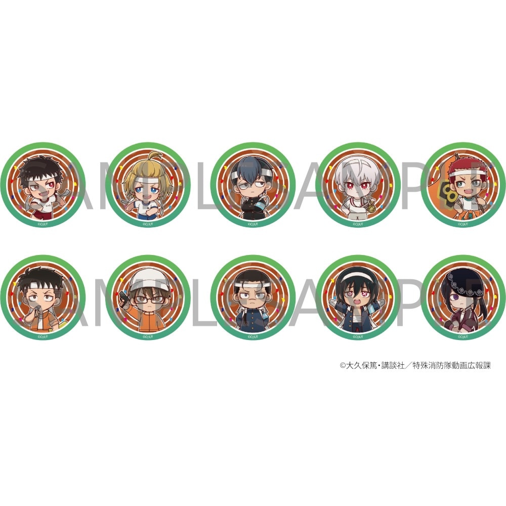 TVアニメ「炎炎ノ消防隊」缶バッジ体育祭