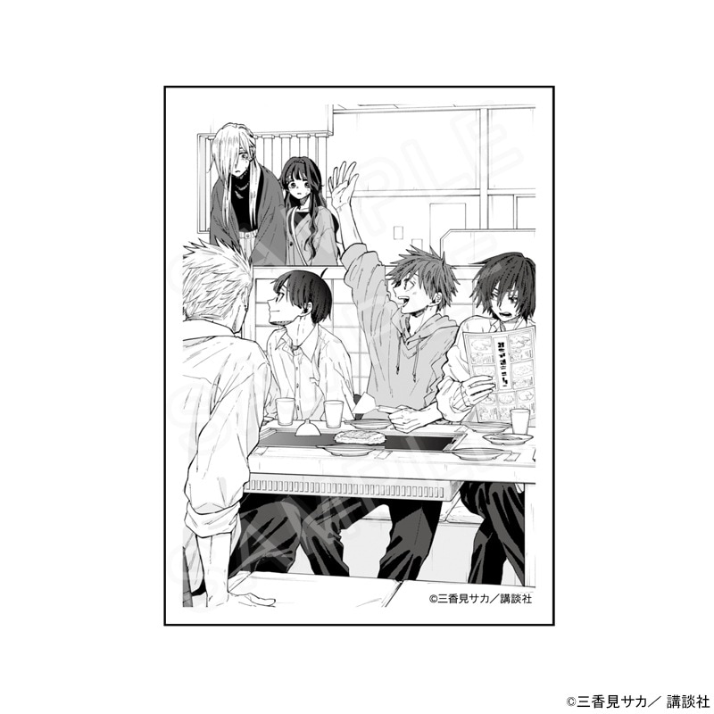 薫る花は凛と咲く アクリルブロック E