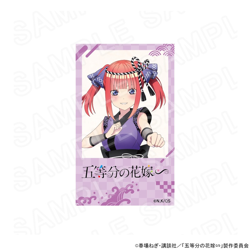 TVスペシャルアニメ「五等分の花嫁∽」チェキ風カード 二乃（夏祭り）
