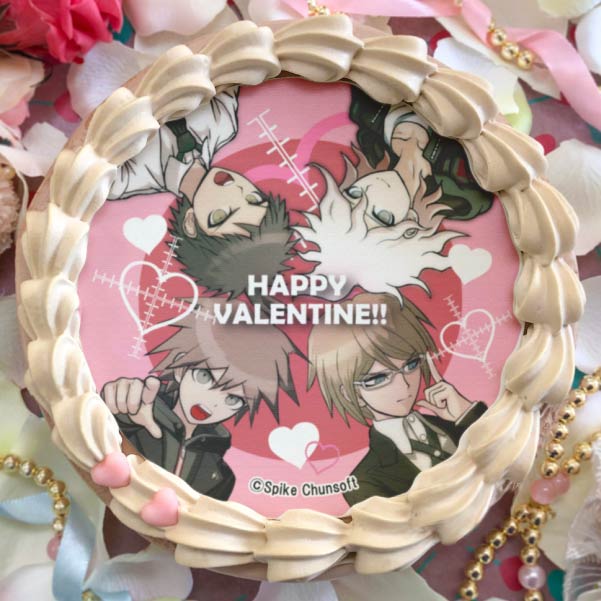 バレンタインプリケーキ2024（苗木&十神&日向&狛枝）【特典缶バッジ