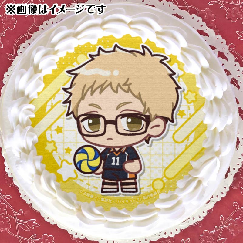 プリケーキ（月島 蛍（かきおこし））【特典缶バッジ付き】[ハイキュー