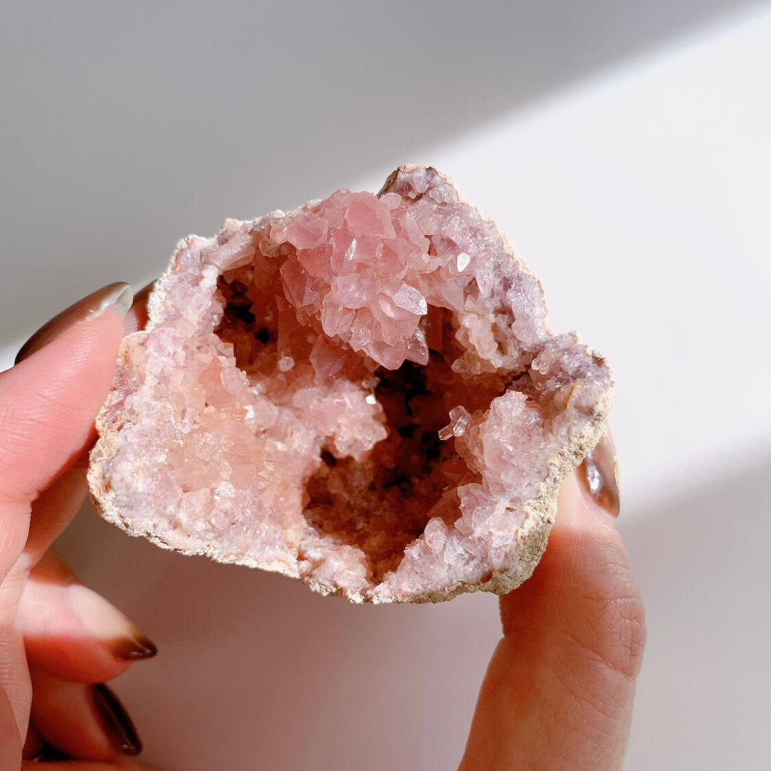 ピンクアメジスト クラスター ジオード | 原石 | Crystals by Purely