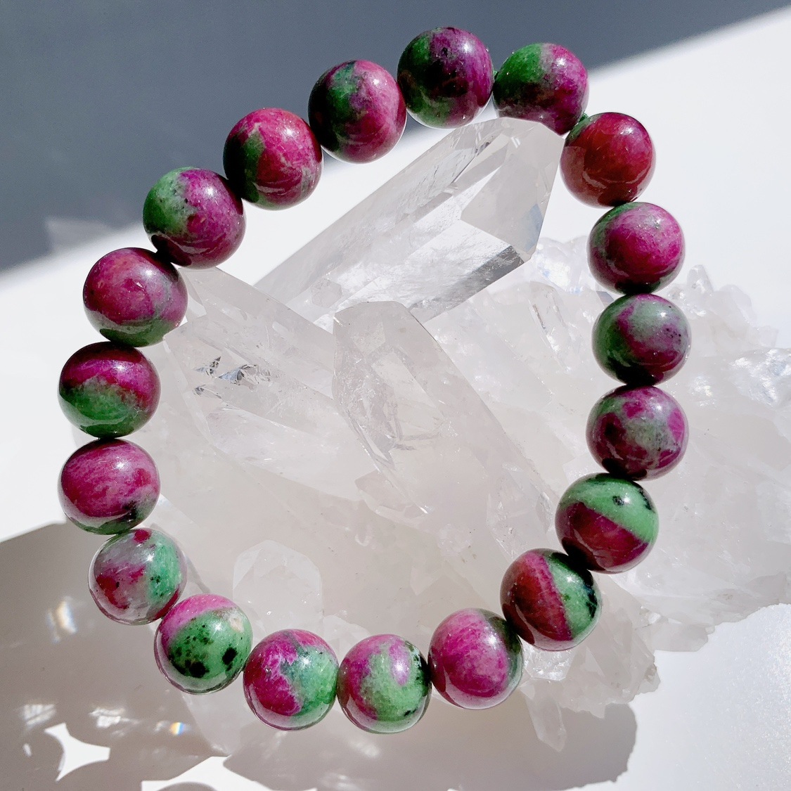 ルビーインゾイサイト ブレスレット | ブレスレット | Crystals by Purely