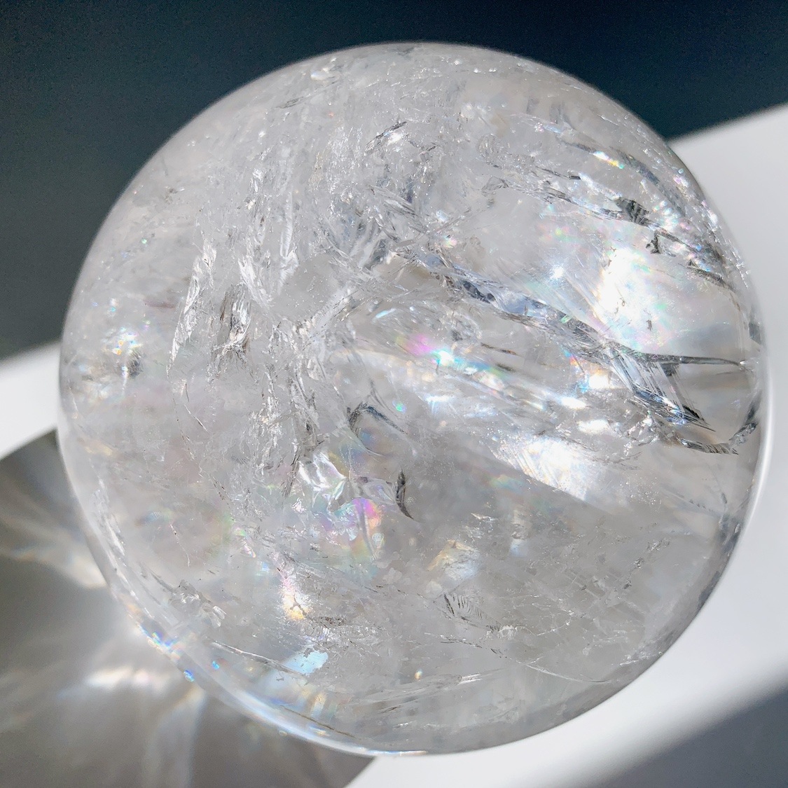 レインボー水晶 丸玉 | スフィア（丸玉） | Crystals by Purely