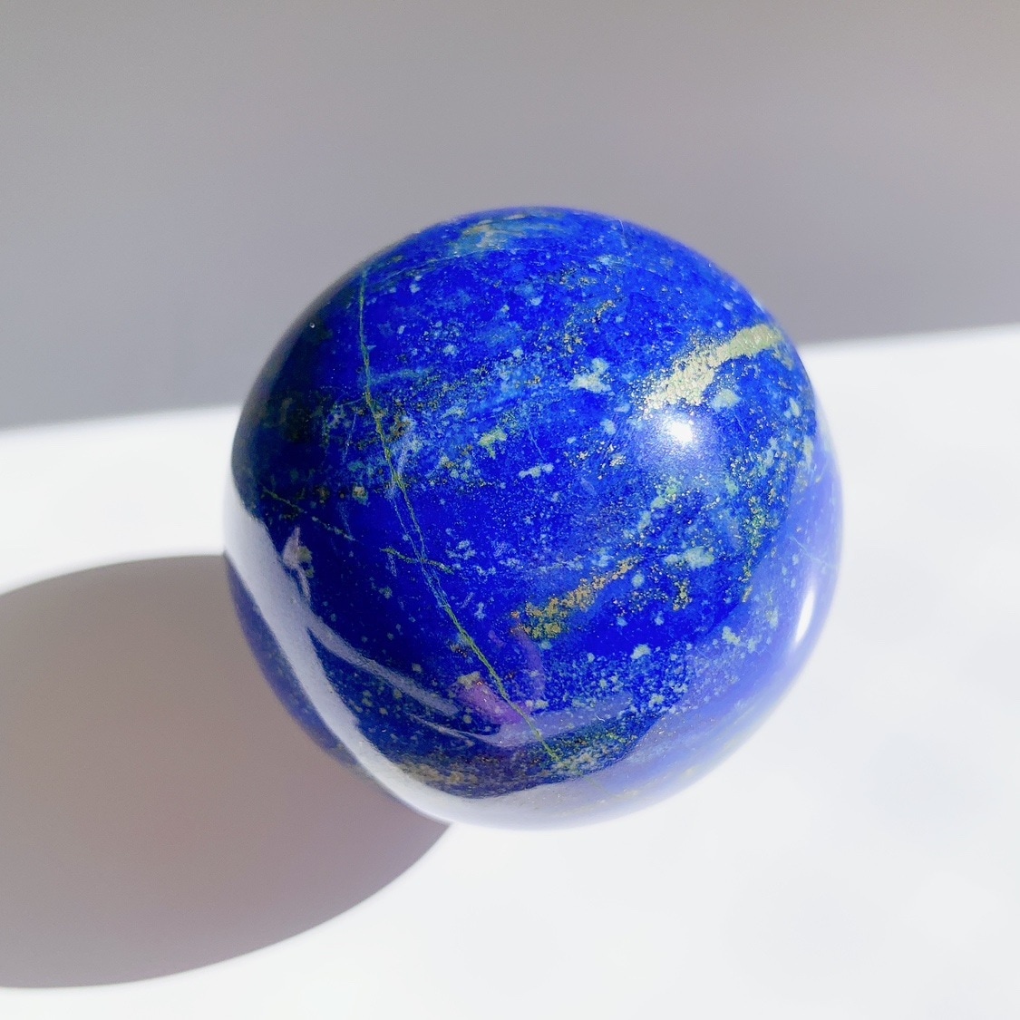 AAA級天然ラピスラズリ丸玉188O1-94O03(原石)｜売買されたオークション