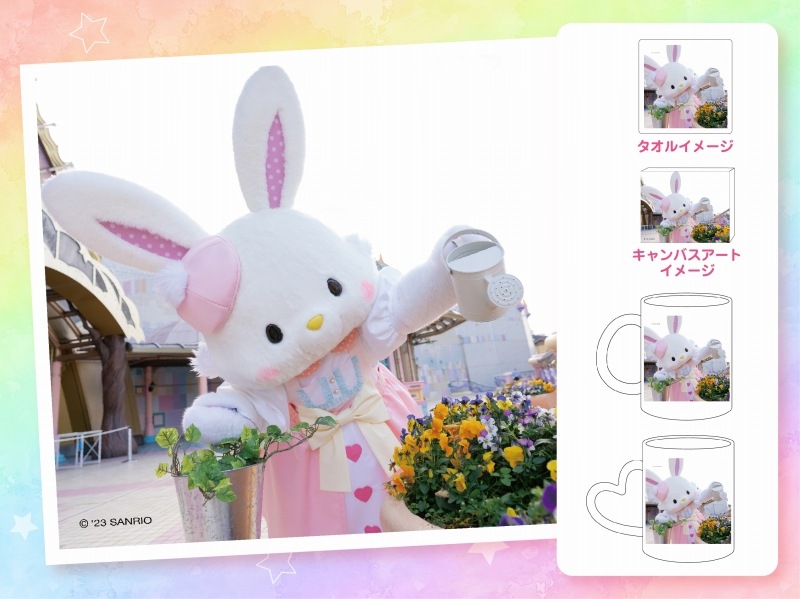 推しキャラ工房】ウィッシュミーメル フラワー【ハンドタオル