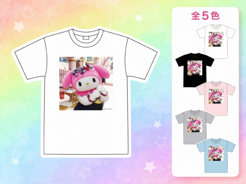 推しキャラ工房】マイメロディ ドリームカフェ【ハンドタオル