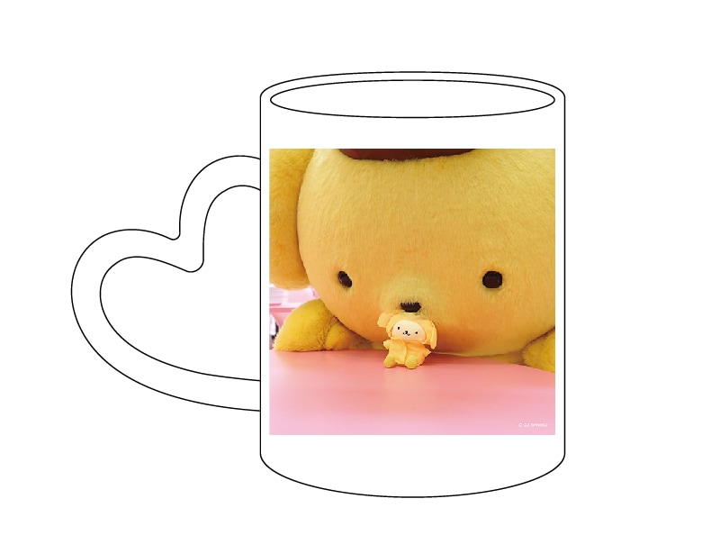 推しキャラ工房】ポムポムプリン ミニプリ【ハンドタオル・キャンバス