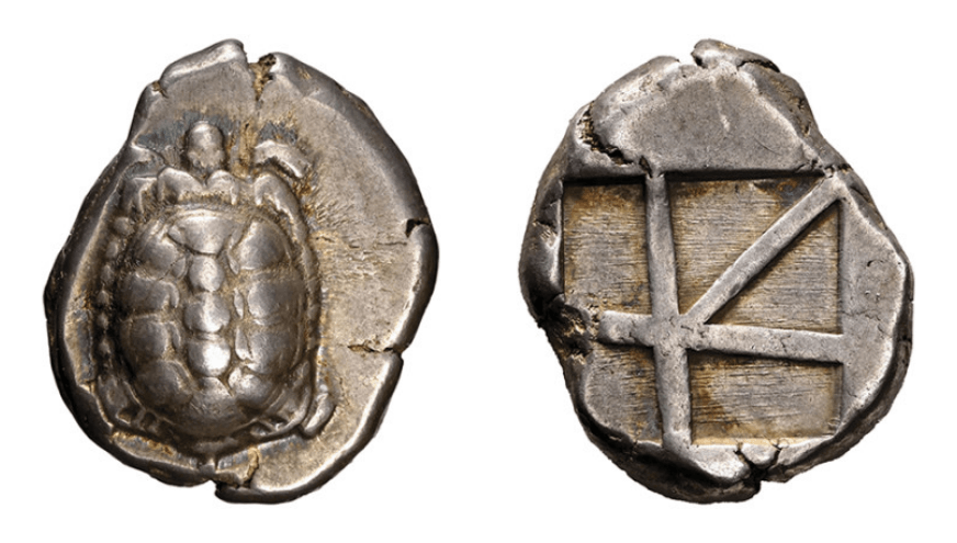 Ch VF 5/5 5/5】紀元前457年～350年 古代ギリシア アイギナ（エギナ