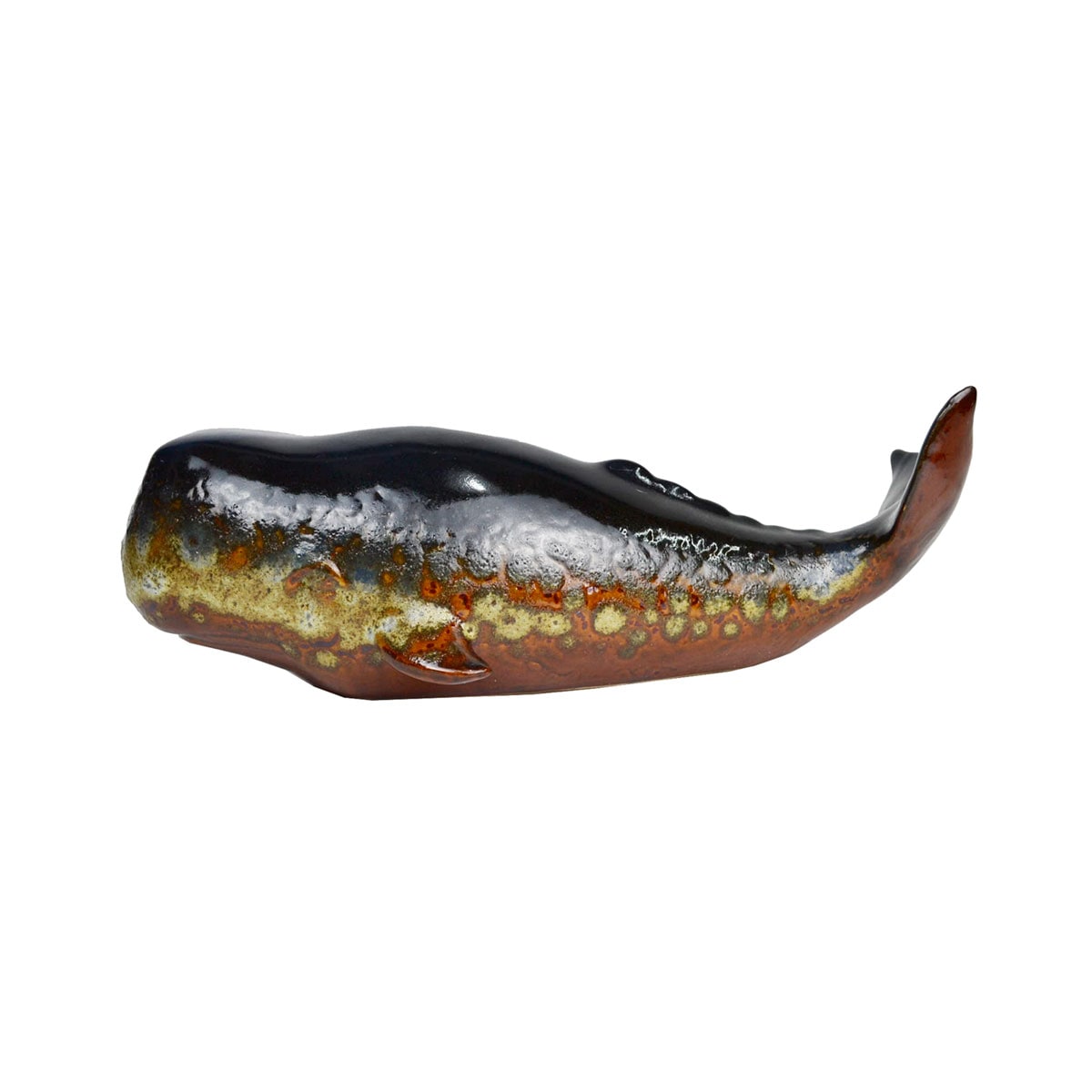 クジラ 貯金箱 鯨 くじら 置物 リアル 大きめサイズ インテリア 陶器製