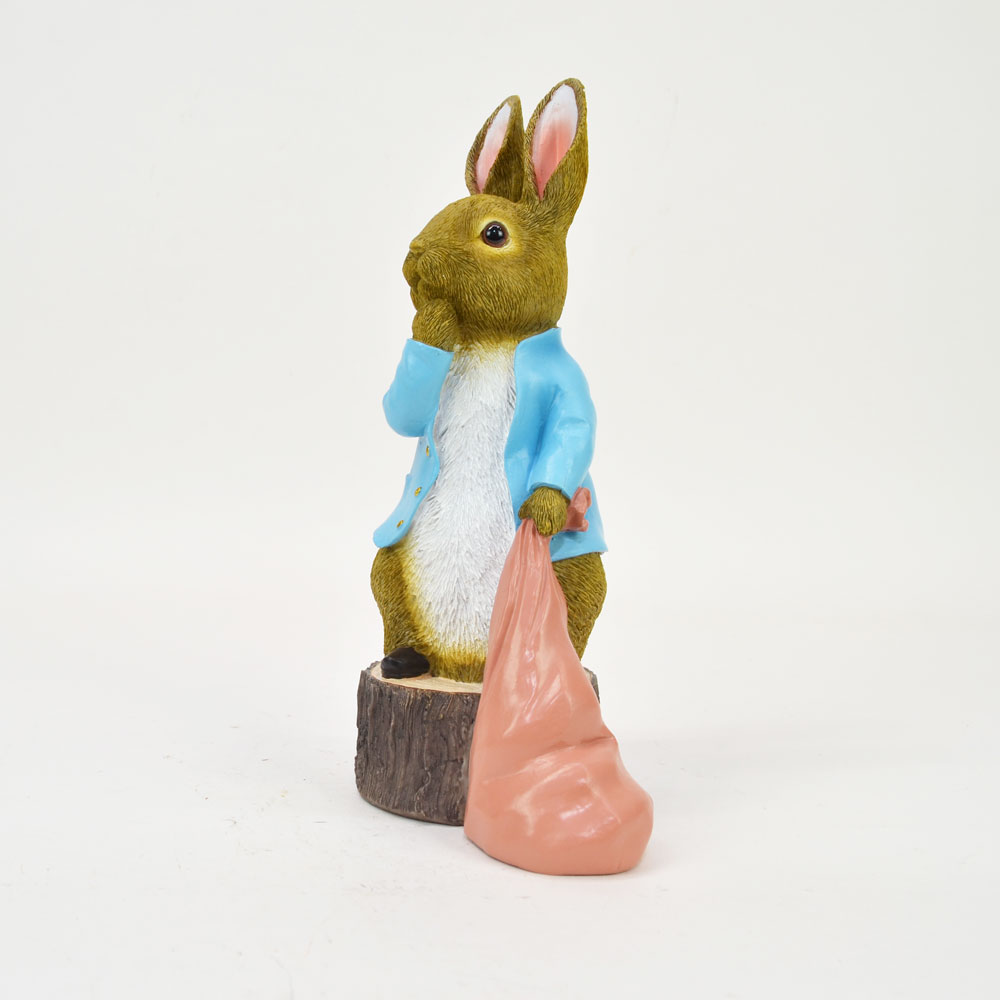 スカーフを持つ ピーターラビット ガーデンオブジェ 庭 置物