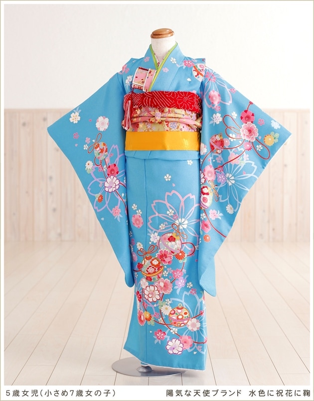 小さめ 女の子 7歳 七五三 着物 レンタル フルセット ブランド 結婚式