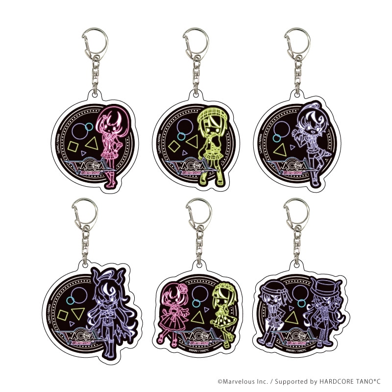 アクリルキーホルダー「WACCA」03/コンプリートBOX(全6種)(ネオン