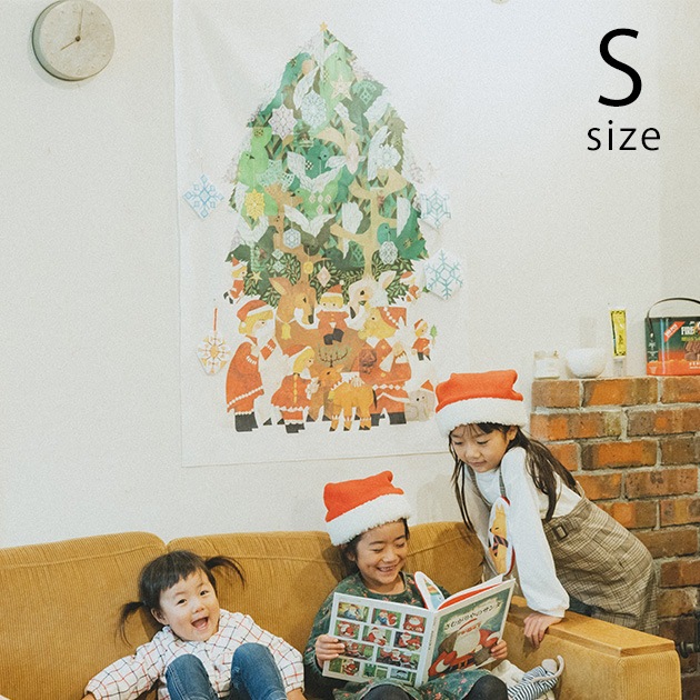 nunocoto クリスマスタペストリー（福田利之ver.）【B】サンタクロース