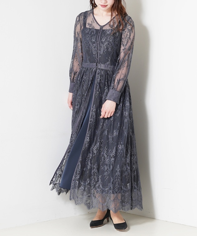 スカラレースエプロンワンピース | DRESS,DRESS | ROOM903 online