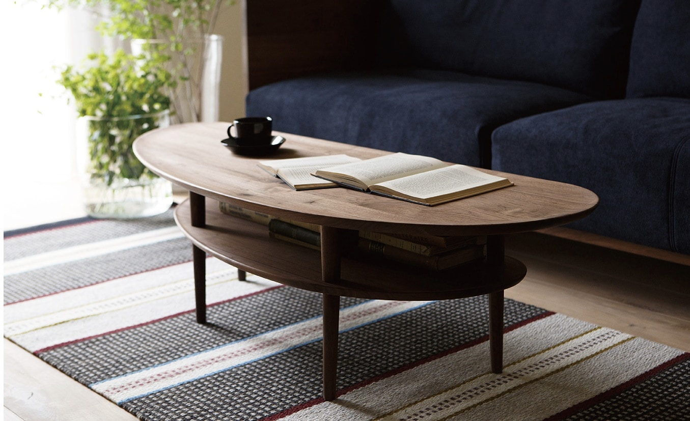 リビングテーブル Hirashima ヒラシマ BORDO ボルド Bean｜モダン