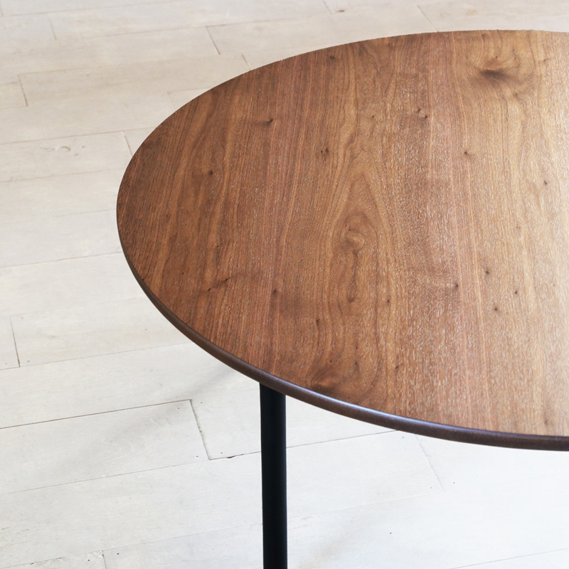 Wells｜ウェルズコタツテーブル｜ウォールナットの円形こたつ｜Nichibi