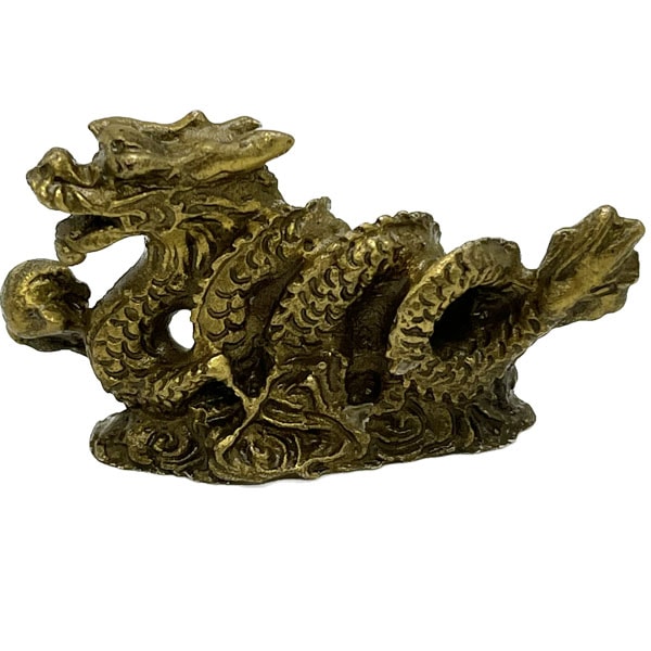 銅製龍ミニ K-88 ネコポス便なら【送料無料】｜開運,風水,グッズ・玩具